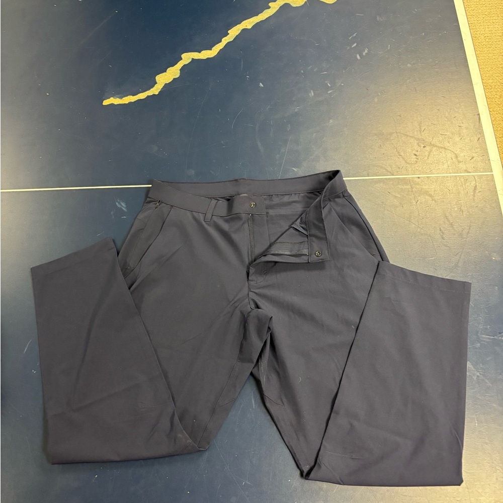 Fabletics Blue Chinos Versatile Straight-Leg Pants